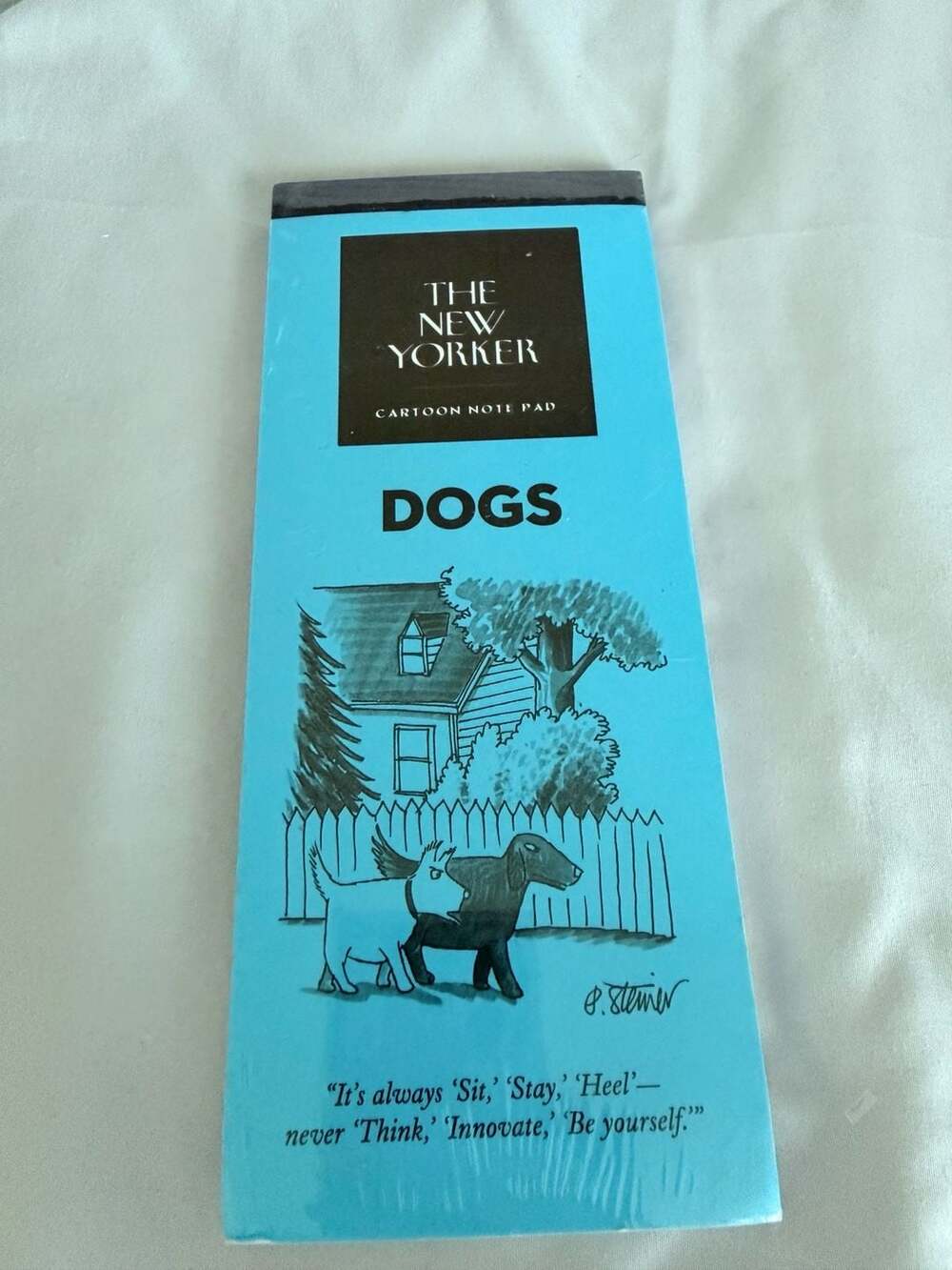 The New Yorker Cartoon Note Pad Dogs Nelson Line Sealed
